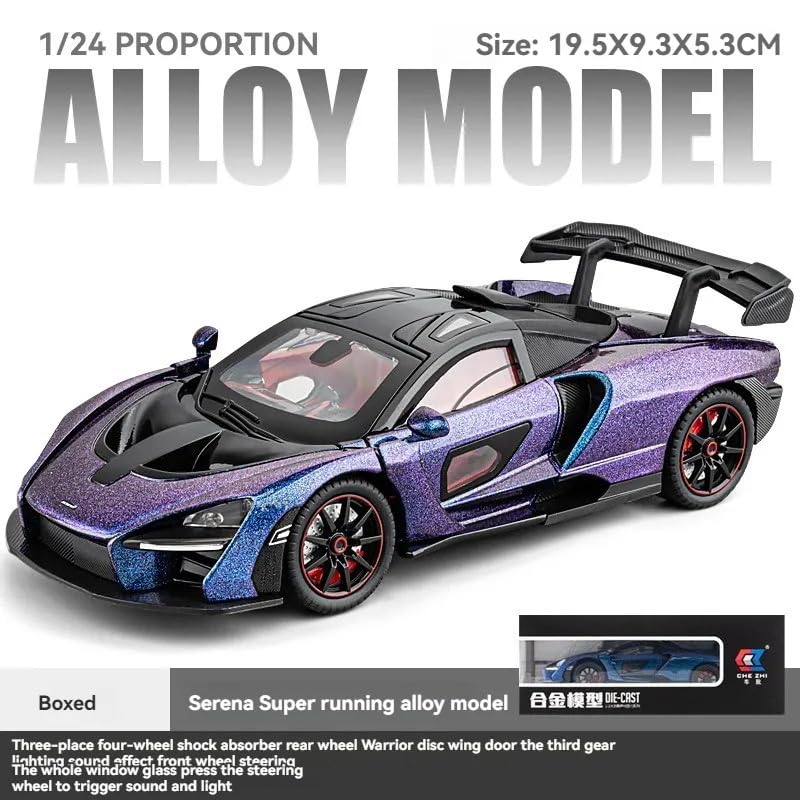 1:24 Mclaren Senna - Purple - image 9
