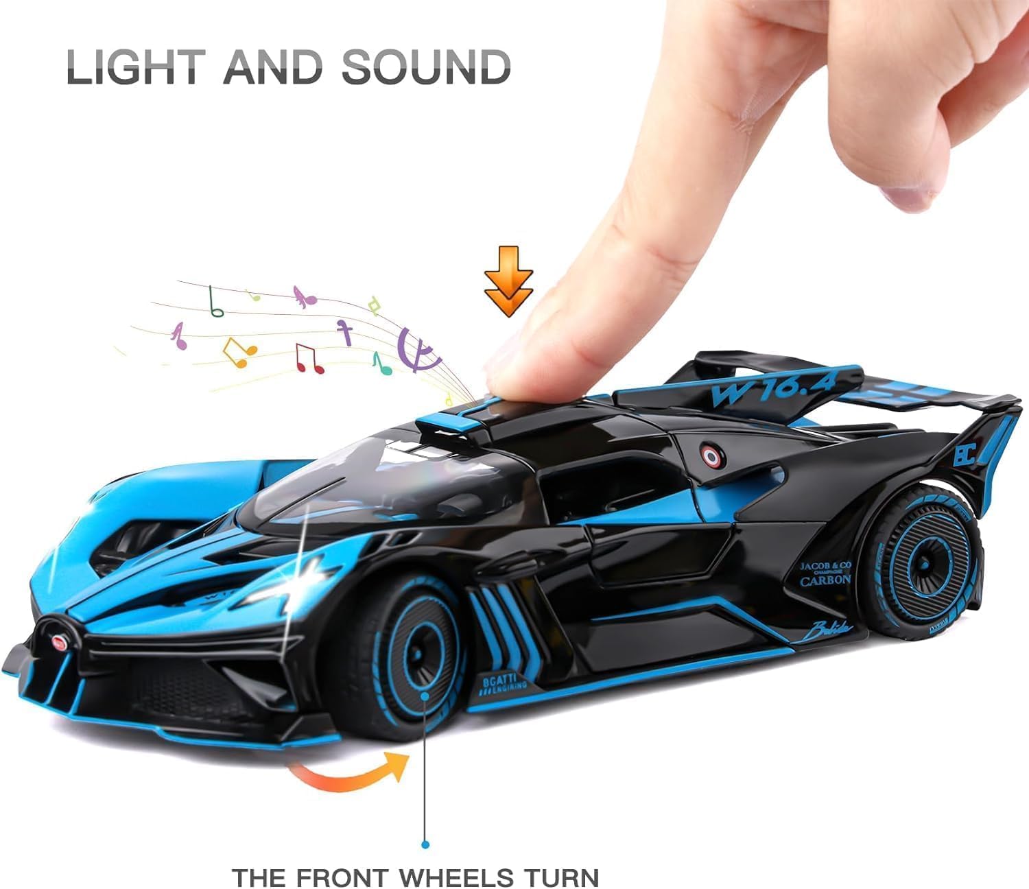 Diecast Metal Cars - Blue - image 6