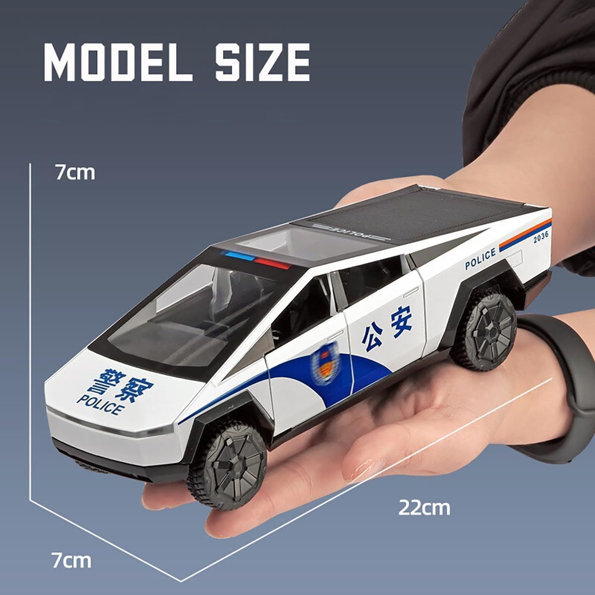 Police Tesla - White - image 2