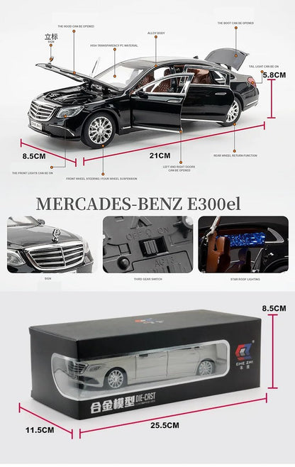 1:24 Merceedes Benz E300 - Black - image 2