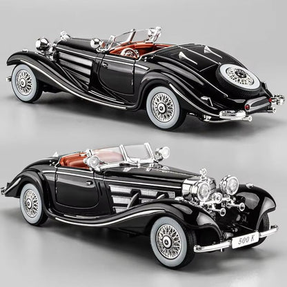 Marcedees Benz 500K-Black 1:24 - Black - image 5