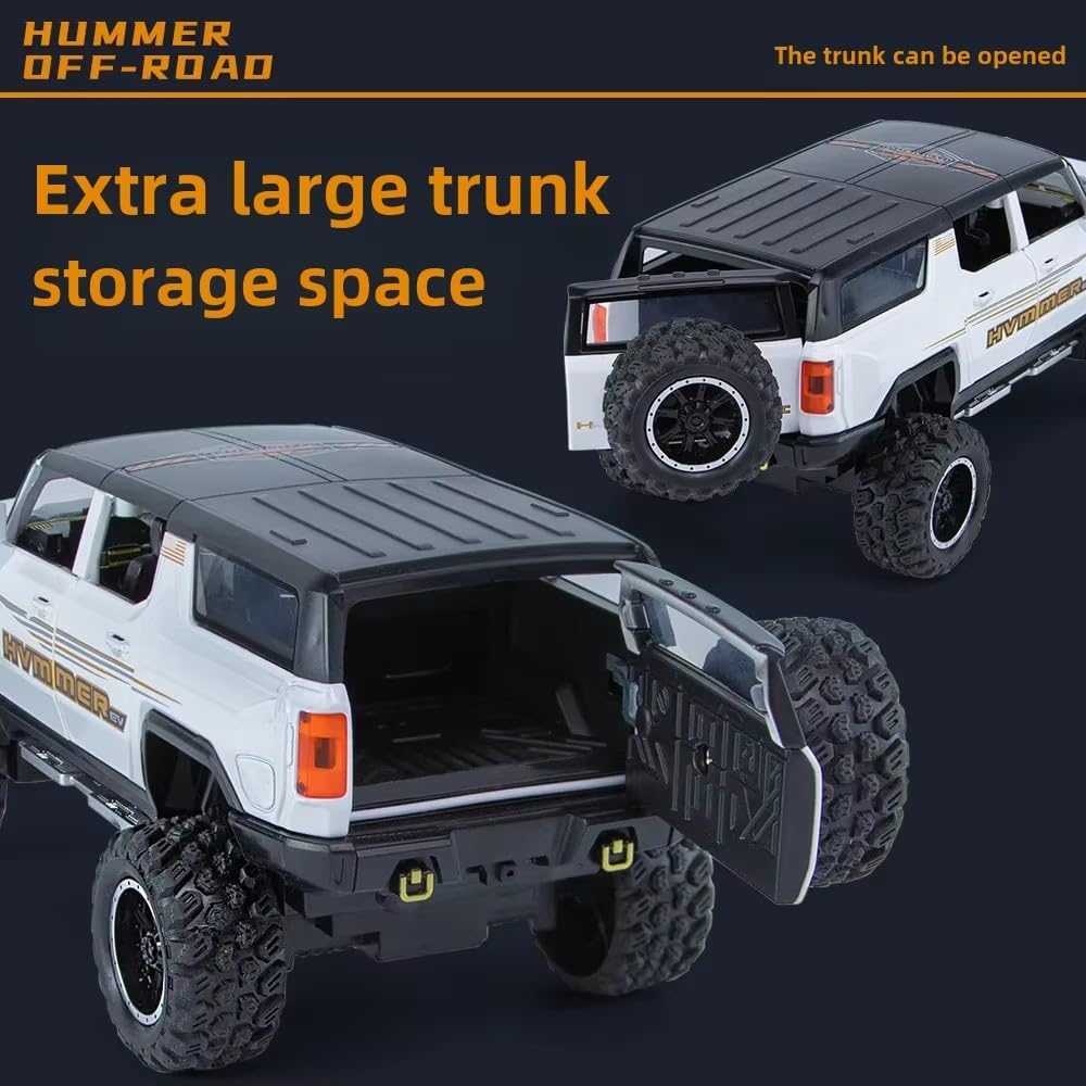 Hummer Off Road-Multicolor 1:24 - White - image 3