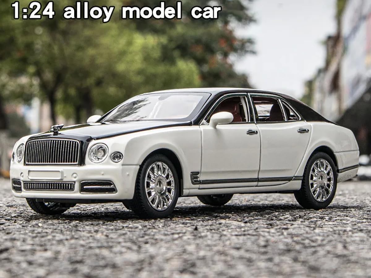 1:24 Bentlley Mulsanne - White - image 6