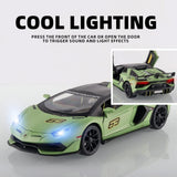 Lamborghini Avantadoor SVJ 63-Multicolor 1:24 - Multicolor