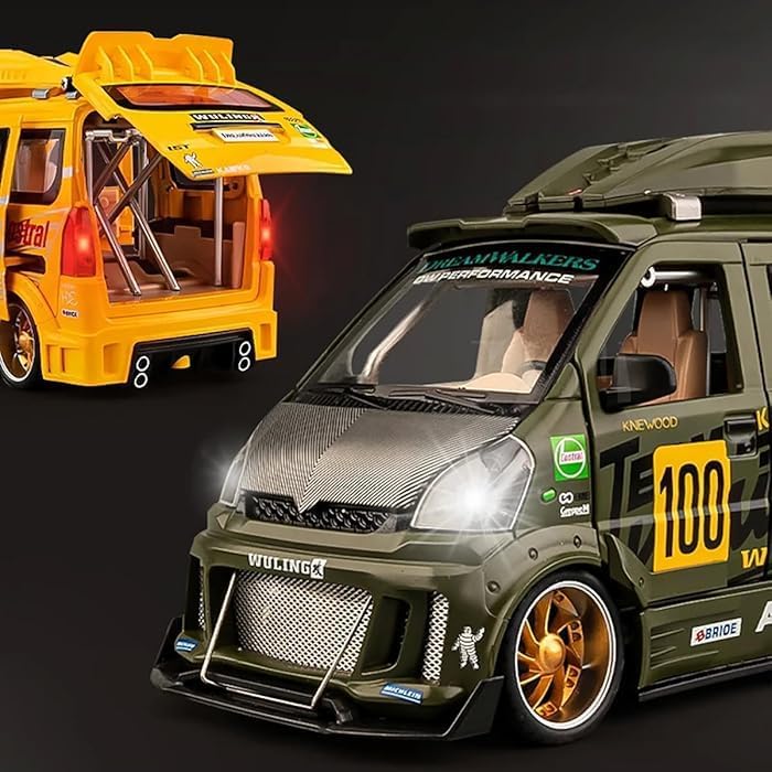 Wuling Track Sports Van 1:24 - Multicolor - image 8