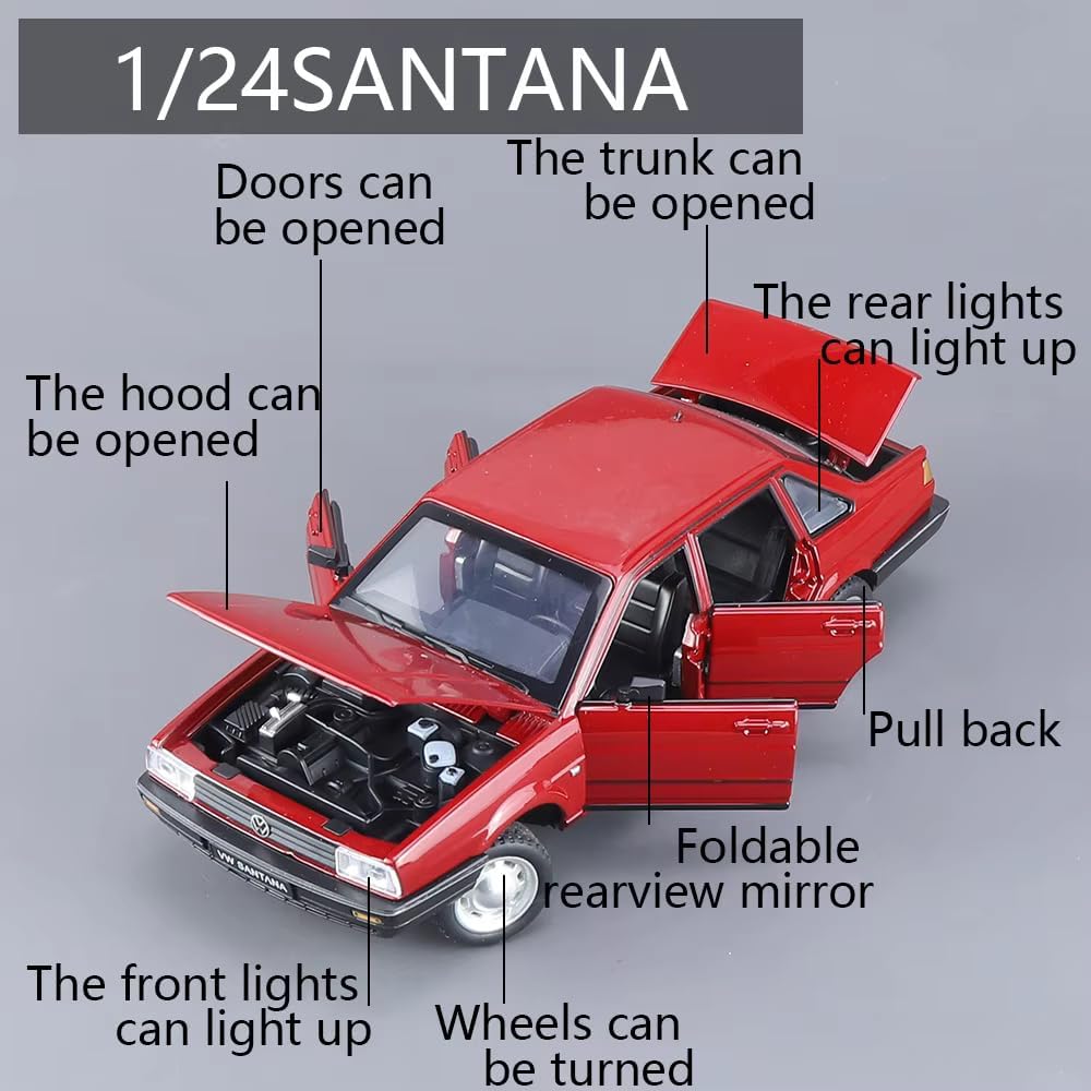 1:24 Volkswagon Santana - Multicolor - image 3