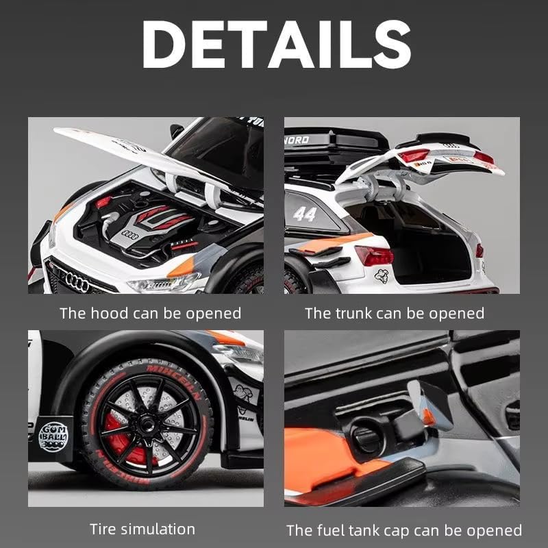 Audi RS6 Modified-Multicolor 1:24 - Multicolor - image 6
