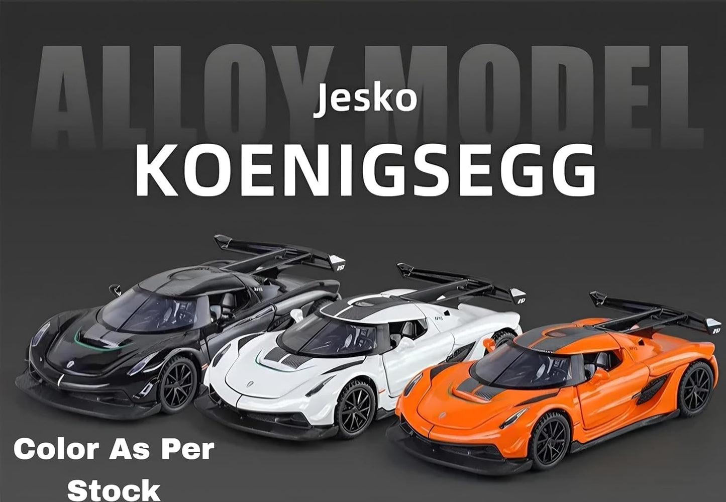 1:32 Koenigsegg Jesko - Multicolor - image 3