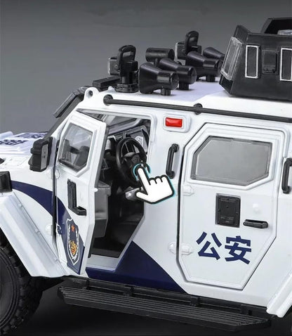 1:24 Ford F550 Modified Police-White - White - image 7