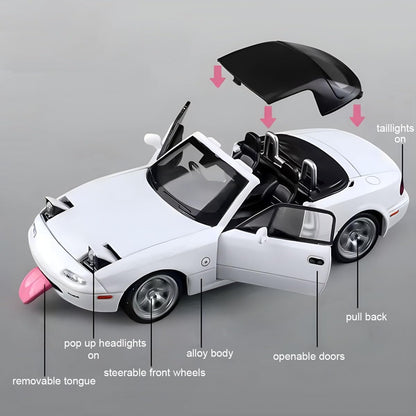1:32 Mazda Miata MX-5-White 1:32 - White