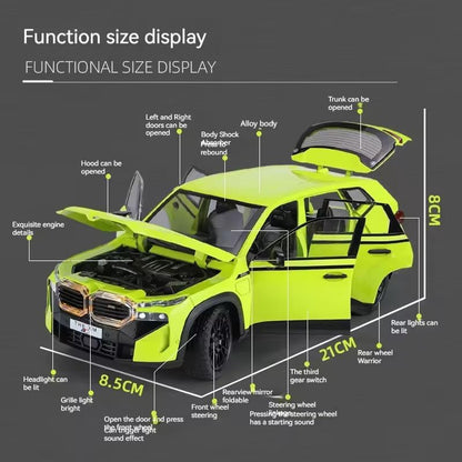1:24 B-M-W XM SUV - Green - image 7