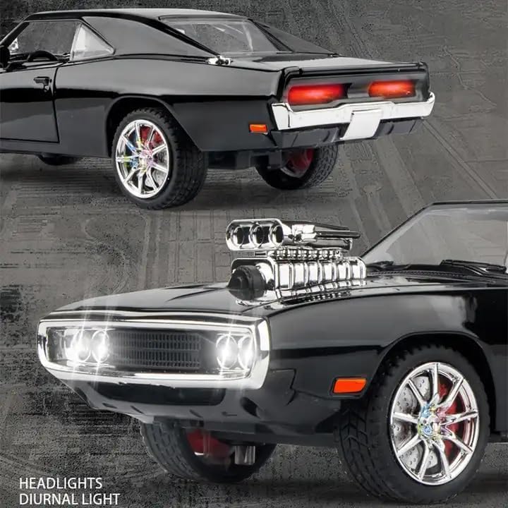 Diecast Metal Cars - Black - image 7