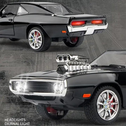 Diecast Metal Cars - Black - image 7