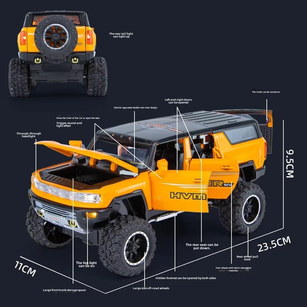 Hummer Off Road-Multicolor 1:24 - White - image 2
