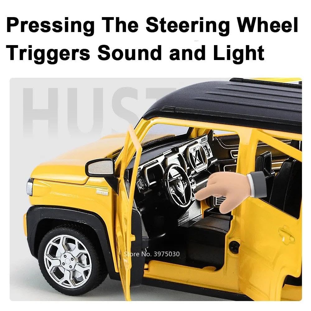 1:22 Suzuki Hustler Diecast Model Car - Multicolor - image 4