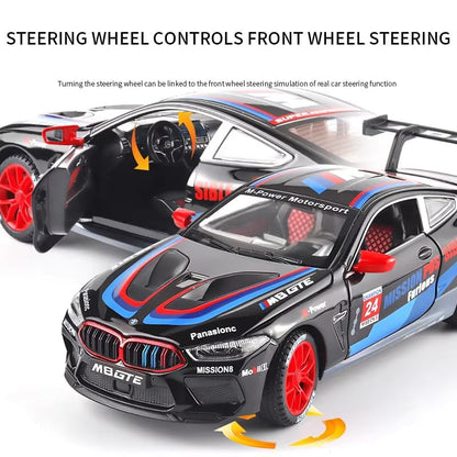 B-M-W M8 GTE Black 1:32 - Black - image 3