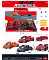 Mclaren 720 Multicolor 1:24 - Multicolor