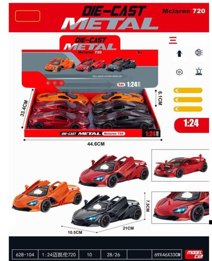 Mclaren 720 Multicolor 1:24 - Multicolor