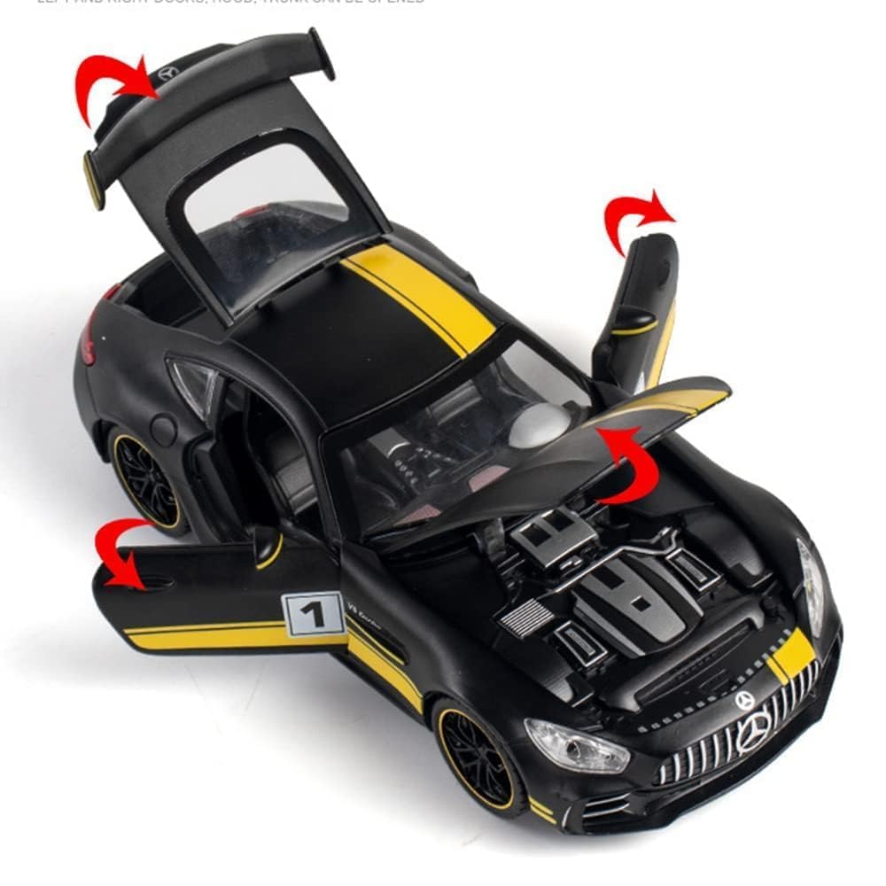 1:24 AMG GTR - Black - image 6