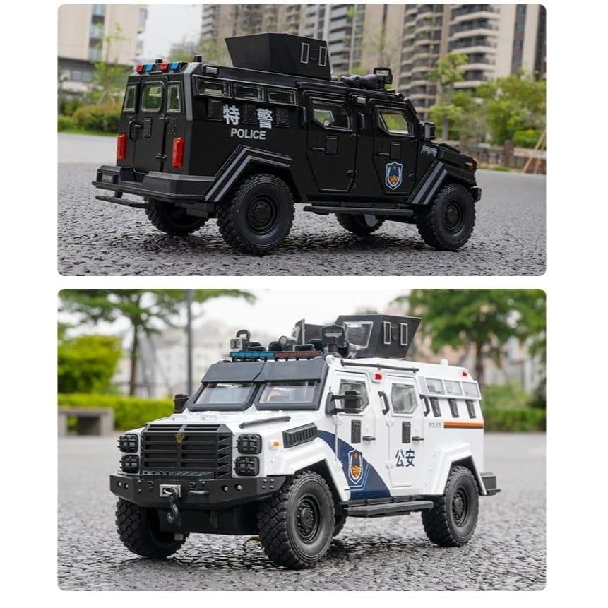 1:24 Ford F550 Modified Police-White - White - image 9