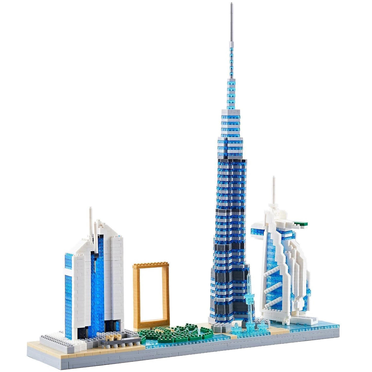 Dubai Skyline Architecture Building Blocks Set 3000+ PCS - Burj Khalifa - Toylivo