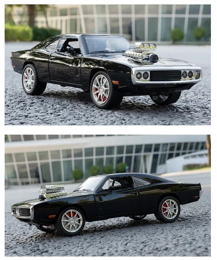 Diecast Metal Cars - Black - image 6
