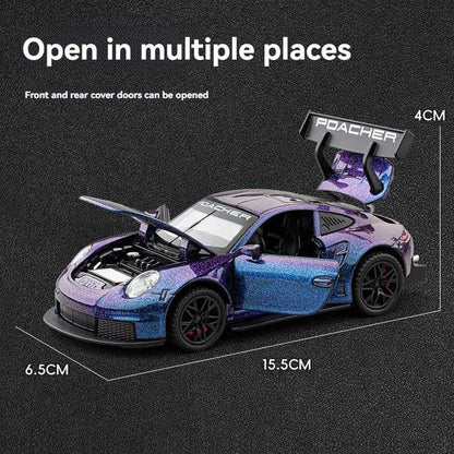 1:32 Porsche 911 GT3 RS-Blue - Blue - image 6