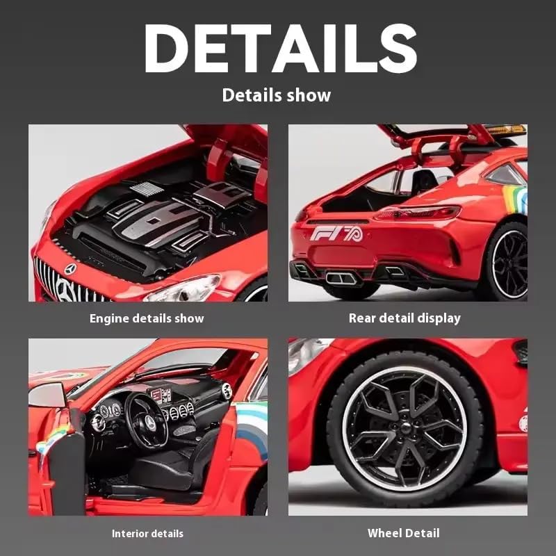 1:24 Marcedes Safety Car - Red - image 4