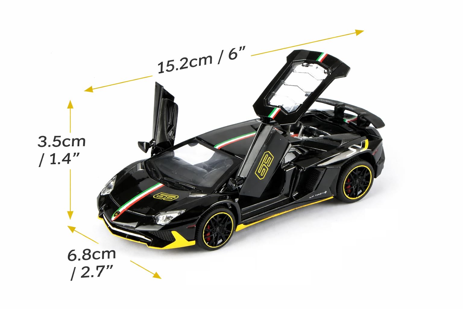 1:32 Lamborghini LP780-4 - Multicolor - image 3