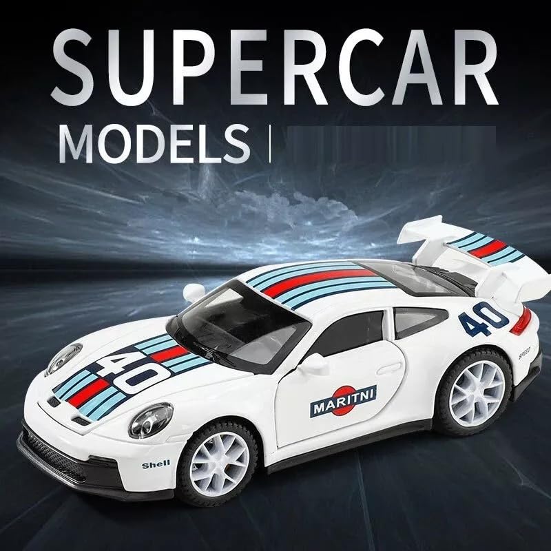 1:32 Porsche 911 GT3 RS RSR - White - image 6