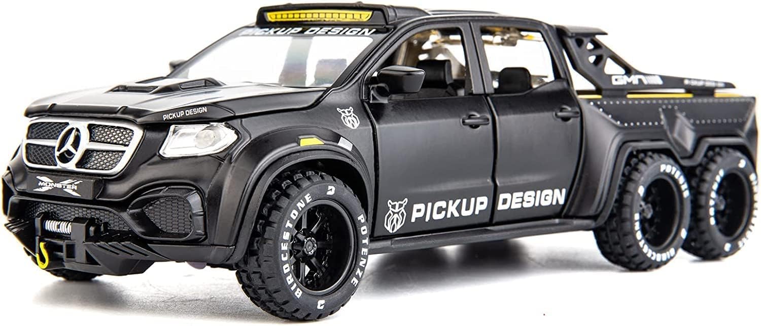 Mrcedes Benz X-Class 6 * 6 Wheel Alloy Pickup - Black - image 6