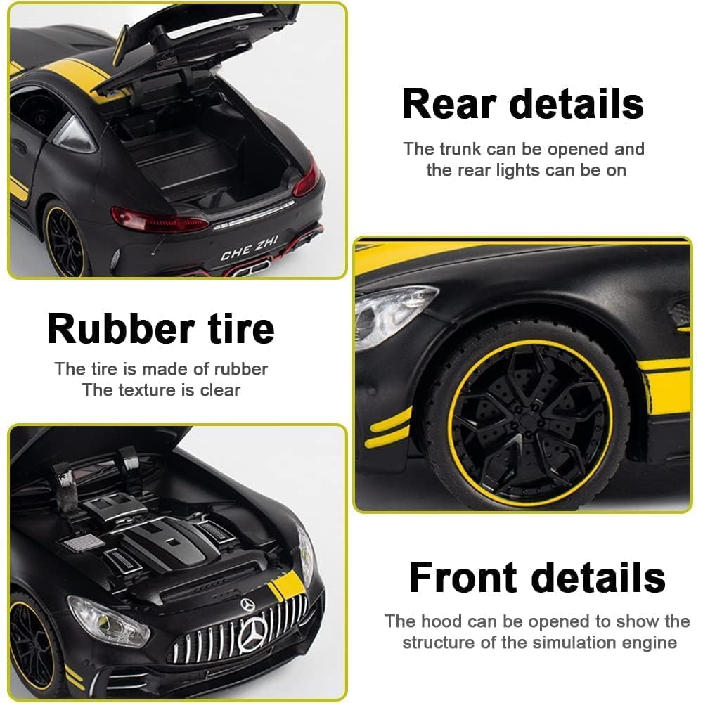 1:24 AMG GTR - Black - image 4