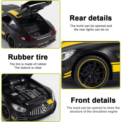 1:24 AMG GTR - Black - image 4