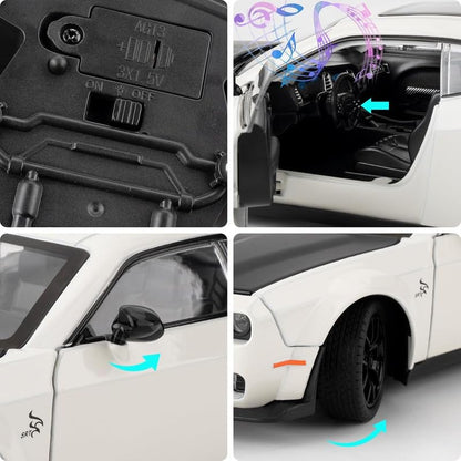 1:24 Dodge Challenger-SRT - White - image 6