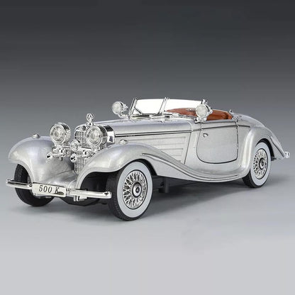 Marcedees Benz 500K-Silver 1:24 - Silver - image 2