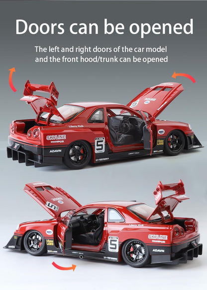 Nissan GTR Skyline S15-Multicolor 1:24 - Multicolor