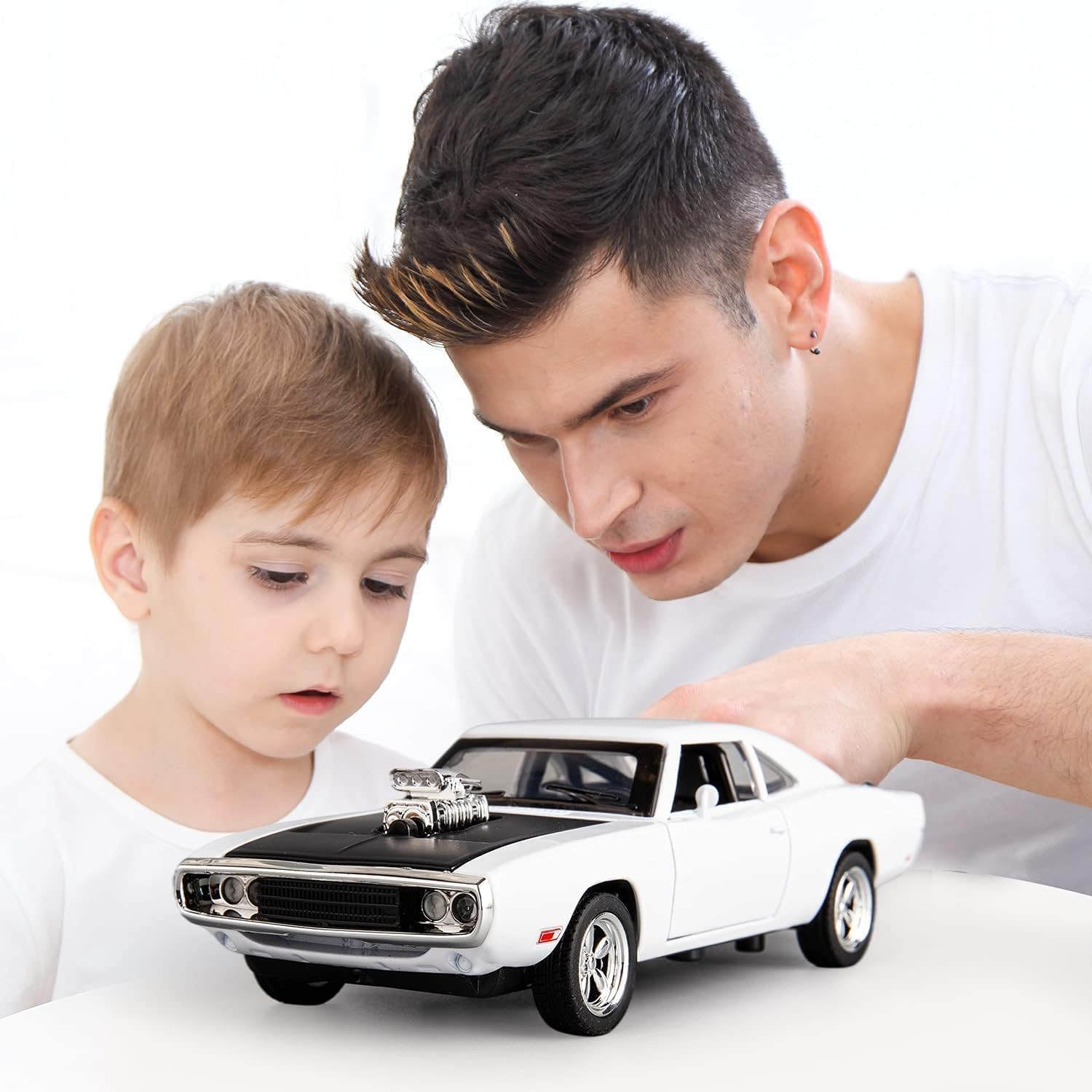 1:24 Dodge Charge F7 - White