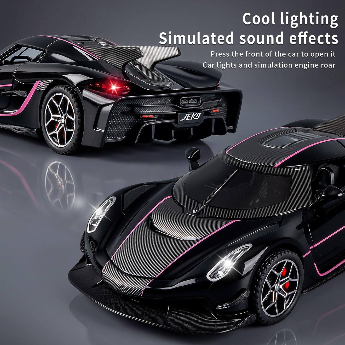 1:32 Koenigsegg Jesko - Black - image 2