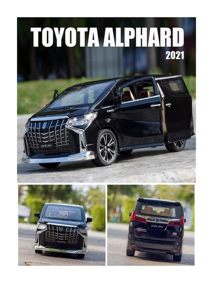 1:32 Alphard - Black - image 4