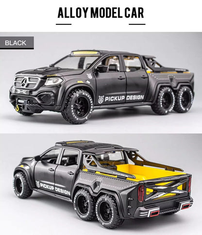 Mrcedes Benz X-Class 6 * 6 Wheel Alloy Pickup - Black