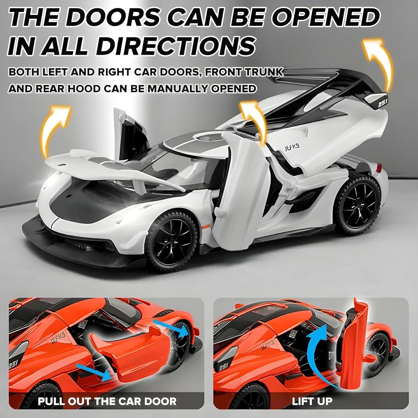1:32 Koenigsegg Jesko - Multicolor - image 4