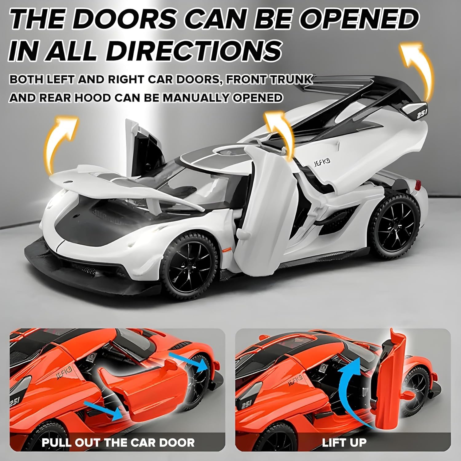 1:32 Koenigsegg Jesko - Multicolor - image 4