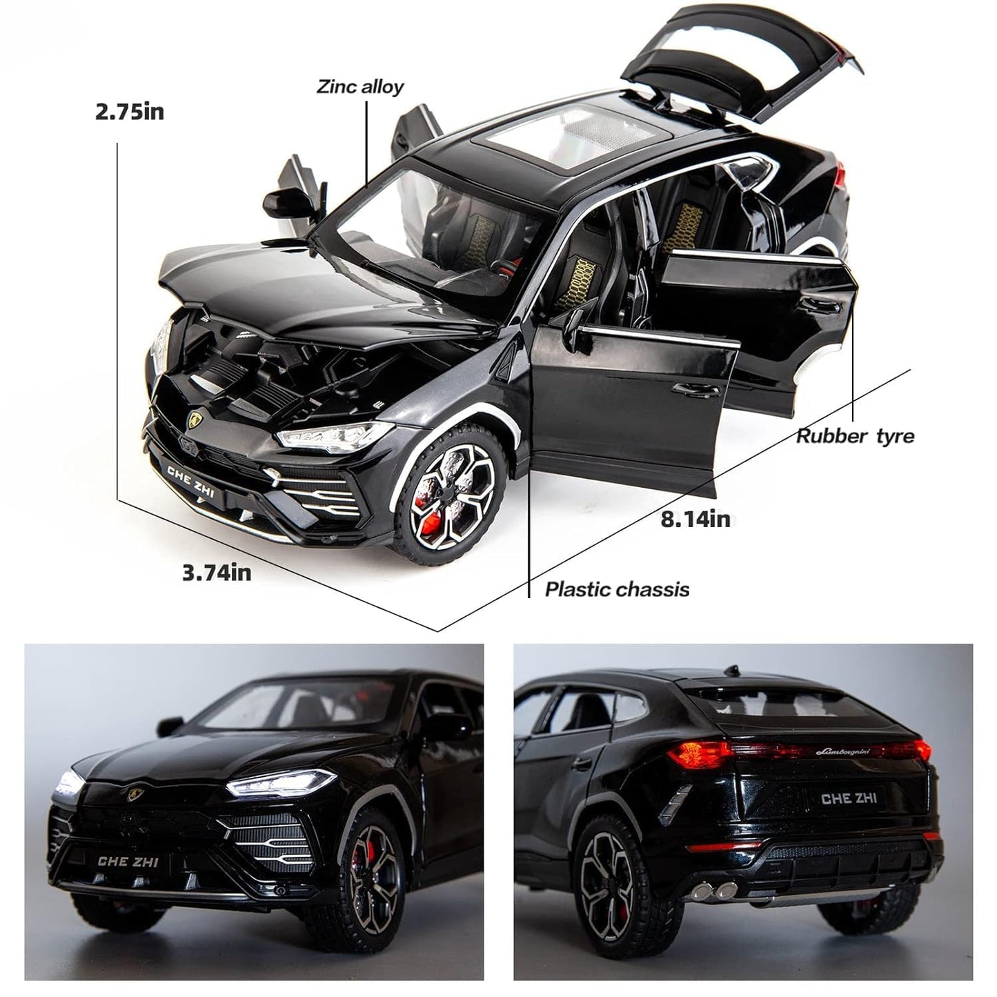 Lamborghini Urus-Black - Black - image 4