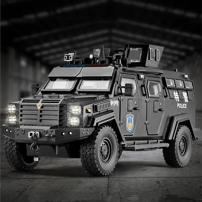 1:24 Ford F550 Modified Police-Black - Black - image 6