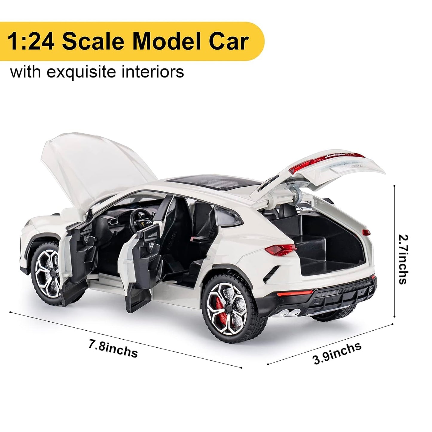 Lamborghini Urus-White - White - image 2