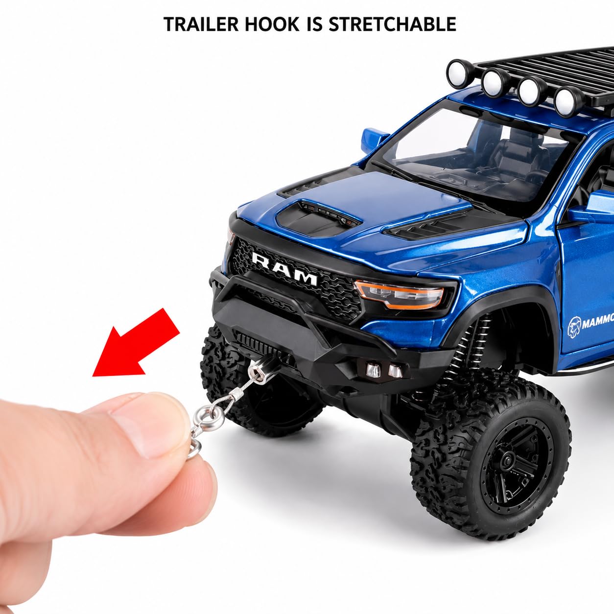 1:32 Dodge Tyrannosaurus Rex RAM 1500 TRX 6x6 - Multicolor - image 5