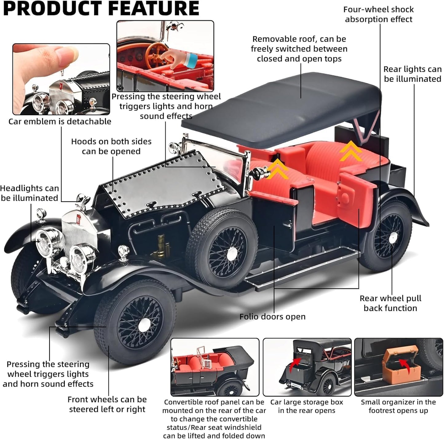 Die Cast Model Car - Multicolor - image 6