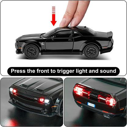 1:32 Hellcat Dodge Challenger SRT - Black - image 6
