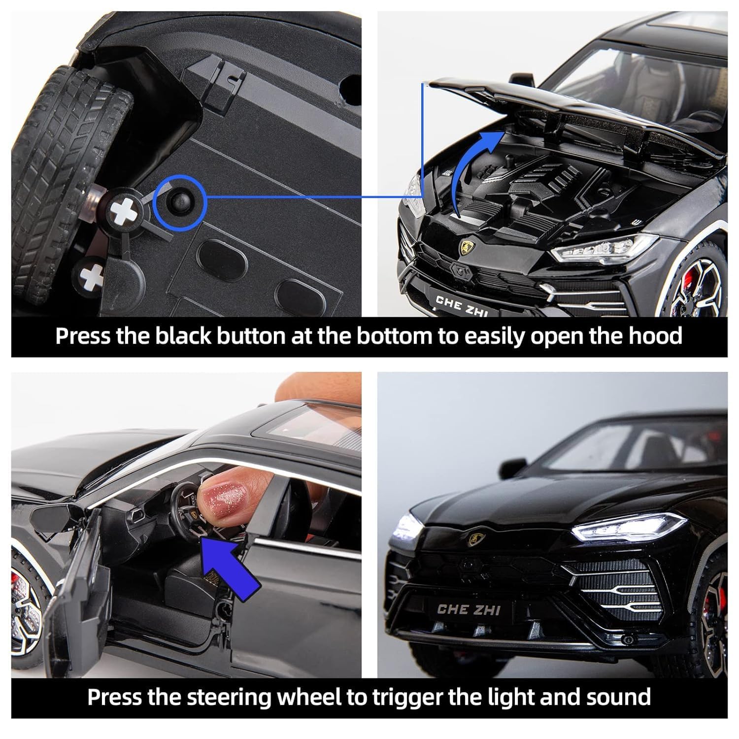 Lamborghini Urus-Black - Black - image 3