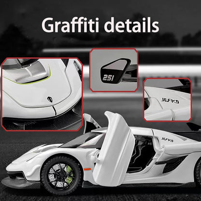 1:32 Koenigseg Model Car - Multicolor - image 3